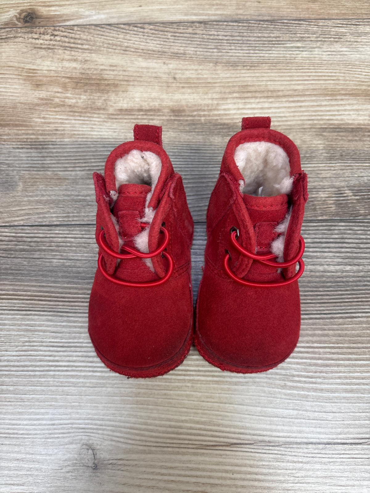 Ugg Baby Neumel Booties "Samba Red" sz 2/3c