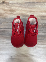 Ugg Baby Neumel Booties "Samba Red" sz 2/3c