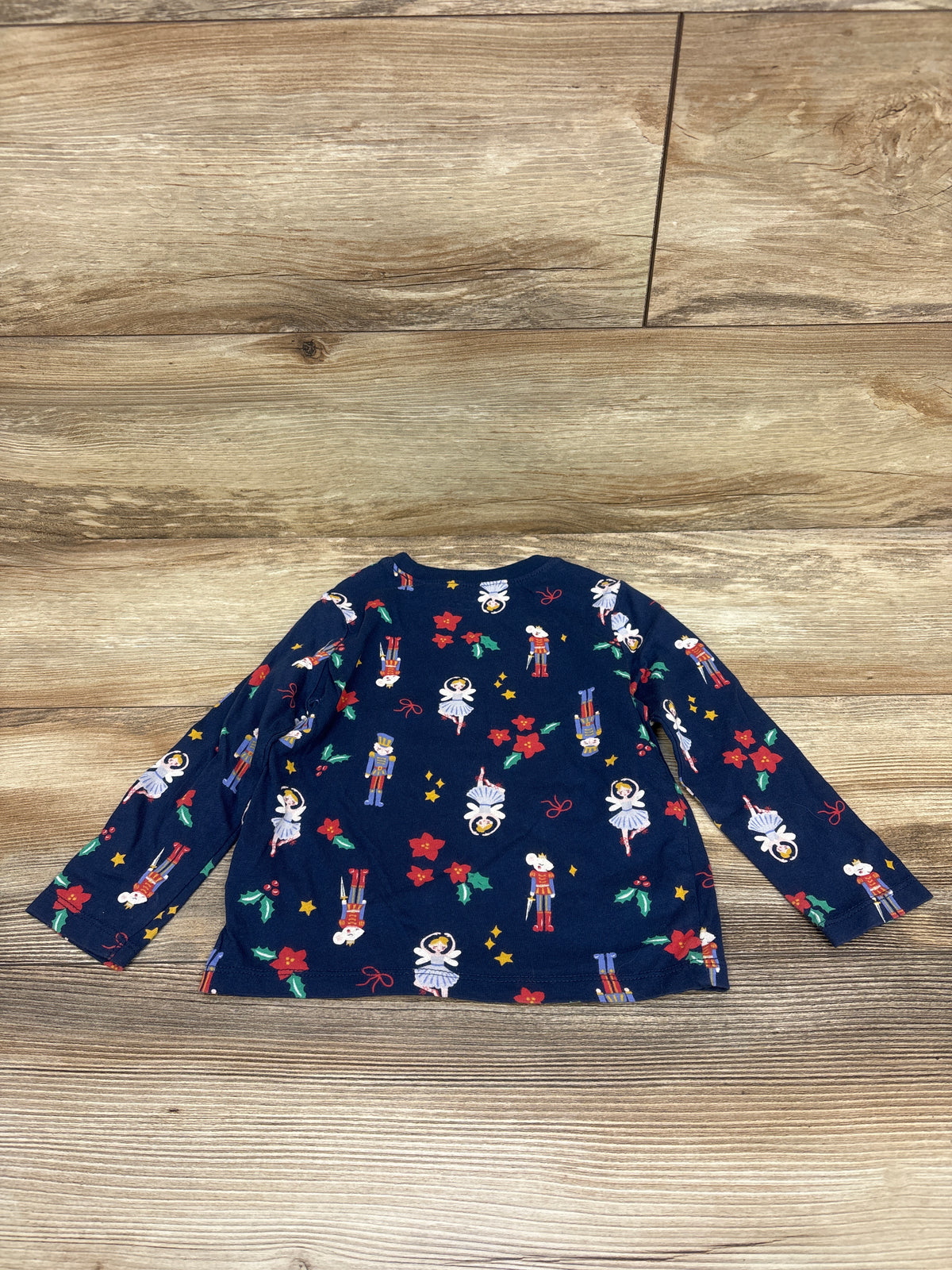 Old Navy Christmas Nutcracker Shirt Navy sz 3T
