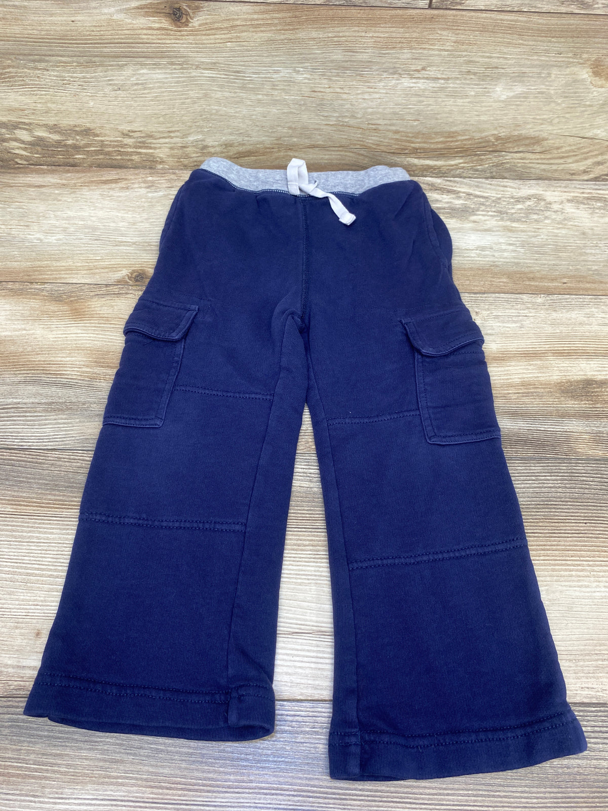 Hanna Andersson Cargo Drawstring Joggers Navy sz 4T