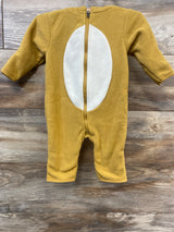 Cuddle Club Fleece Hooded Lion Bunting Tan sz 0-3m