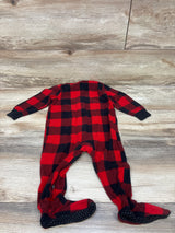 Old Navy Plaid Blanket Sleeper Red sz 18-24m