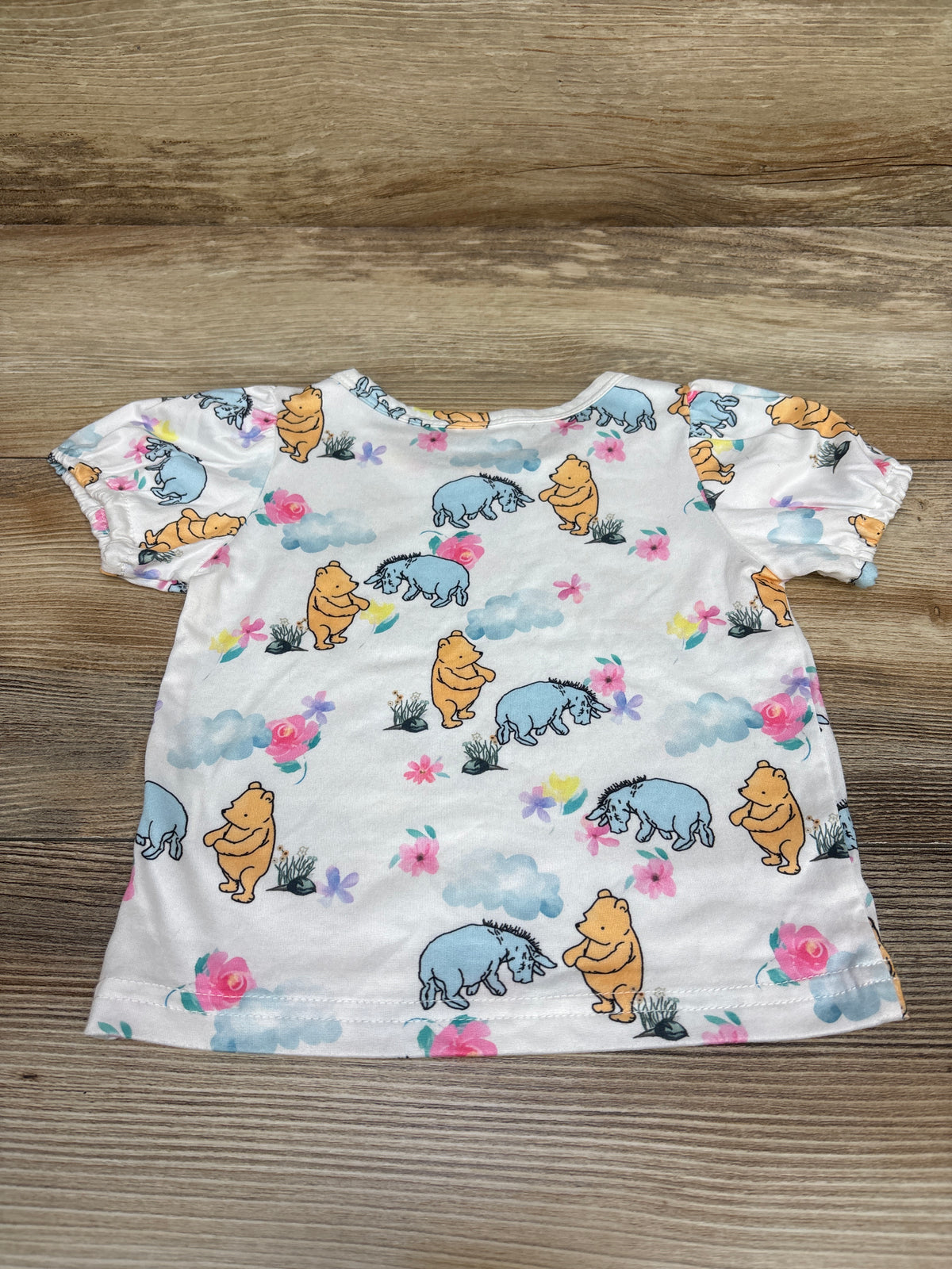 Winnie The Pooh Shirt White sz 6-9m