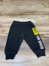 Disney Pixar Cars Built For Speed Pull-On Joggers Black sz 9/12m