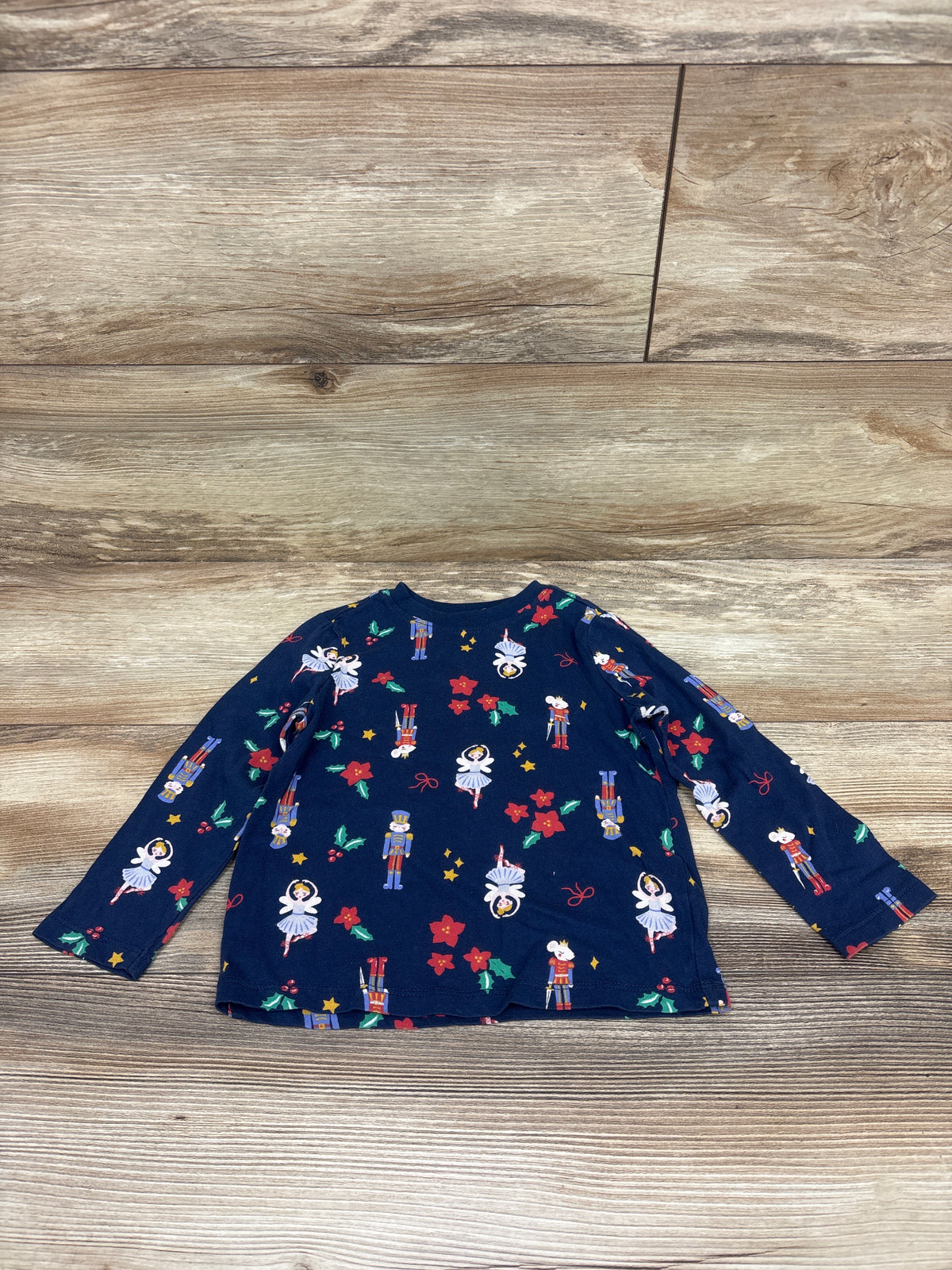 Old Navy Christmas Nutcracker Shirt Navy sz 3T