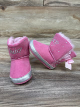 Juicy Couture Baby Burbank Crib Boots Pink sz 2c