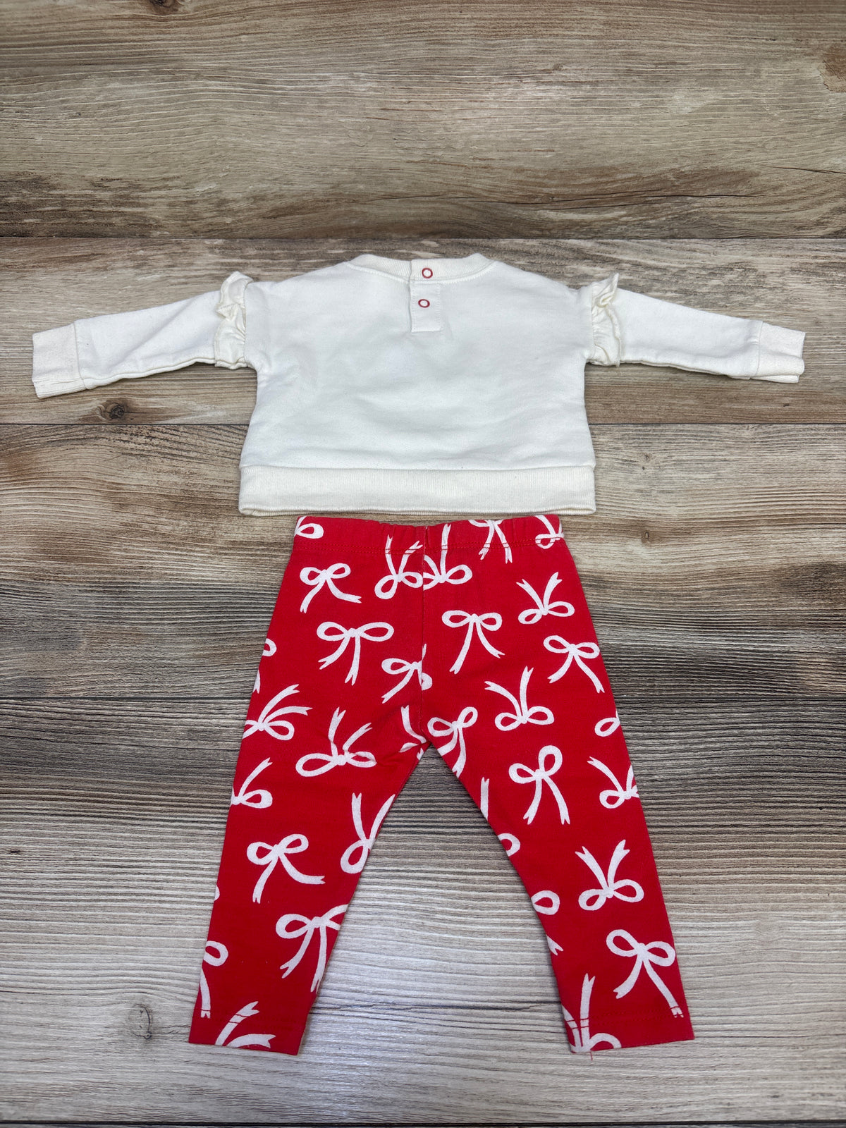 Cat & Jack 2pc Deer Sweatshirt & Leggings Set Beige sz Newborn