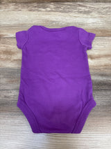 Stay Away Boys... My Daddy Works Out Bodysuit Purple sz 0-3m
