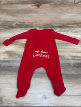 Old Navy My First Christmas Sleeper Red sz 0-3m