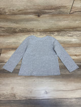 NEW Cat & Jack Long Sleeve Reindeer Shirt Grey sz 2T