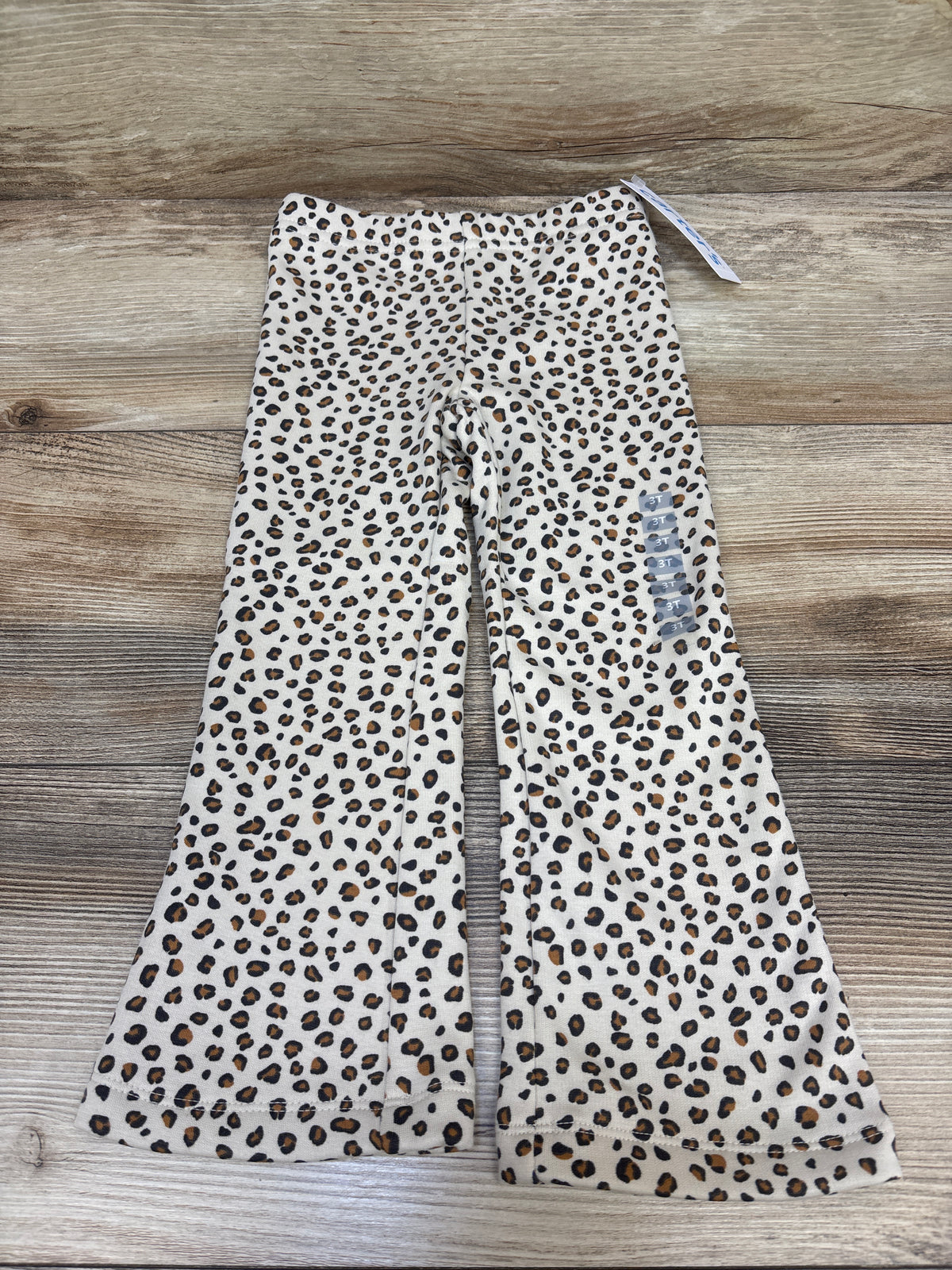NEW Carter's Flared Leopard Pull-On Joggers Beige sz 3T