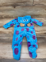 Disney Baby Monsters Inc. Sully Plush Hooded Coverall Blue sz 6m