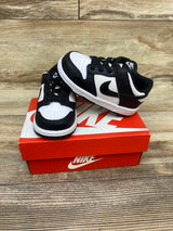 Nike Dunk Low TD 'Black White' Sneakers sz 6c