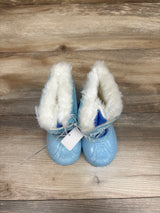 NEW Disney Frozen Light-Up Winter Snow Boots Blue sz 7c