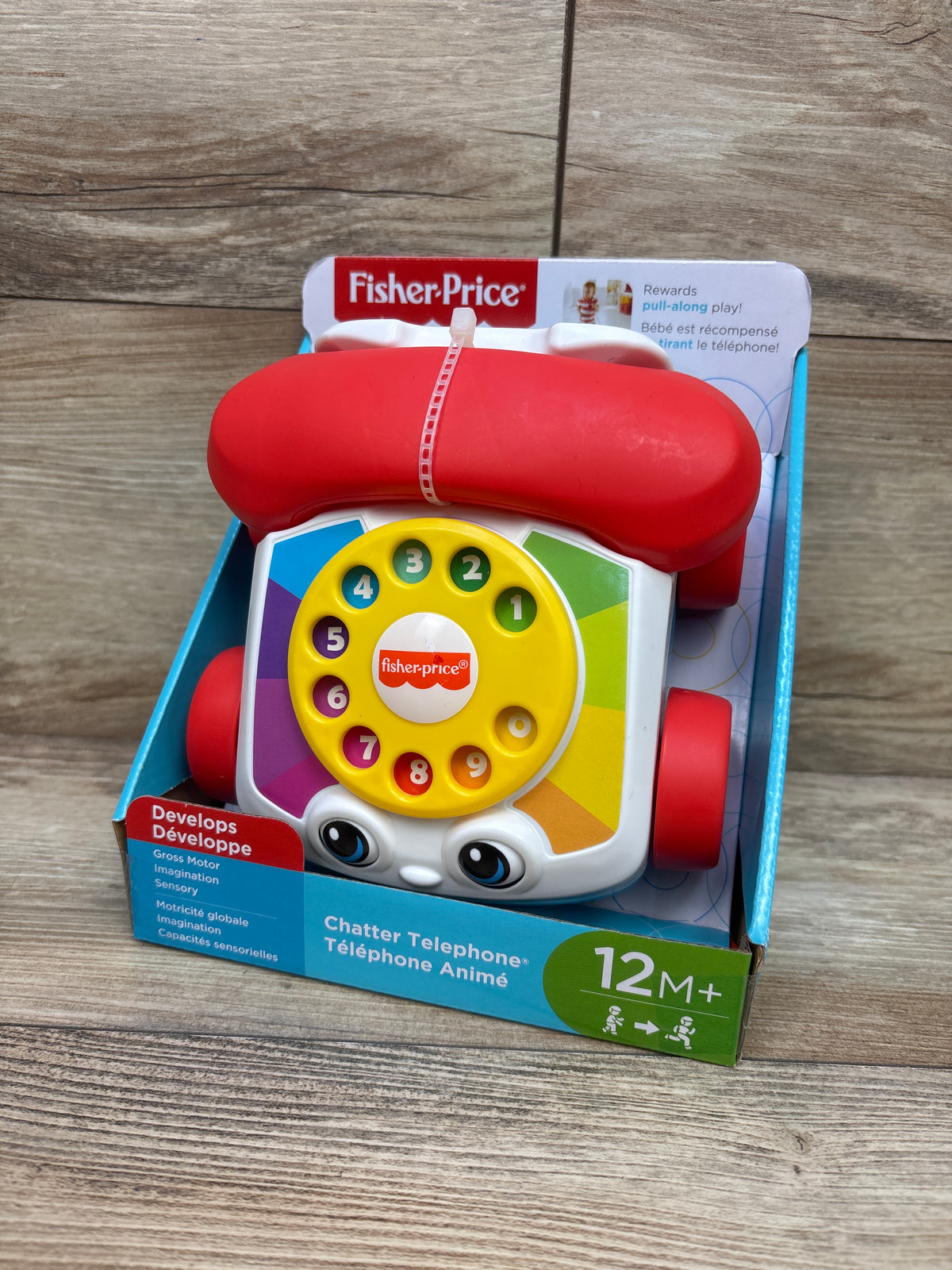 NEW Fisher-Price Chatter Telephone Pull Along Toy