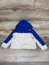 NEW Children's Place Waffle Knit Hooded Shirt Blue sz 12-18m