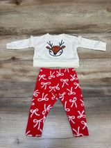Cat & Jack 2pc Deer Sweatshirt & Leggings Set Beige sz Newborn