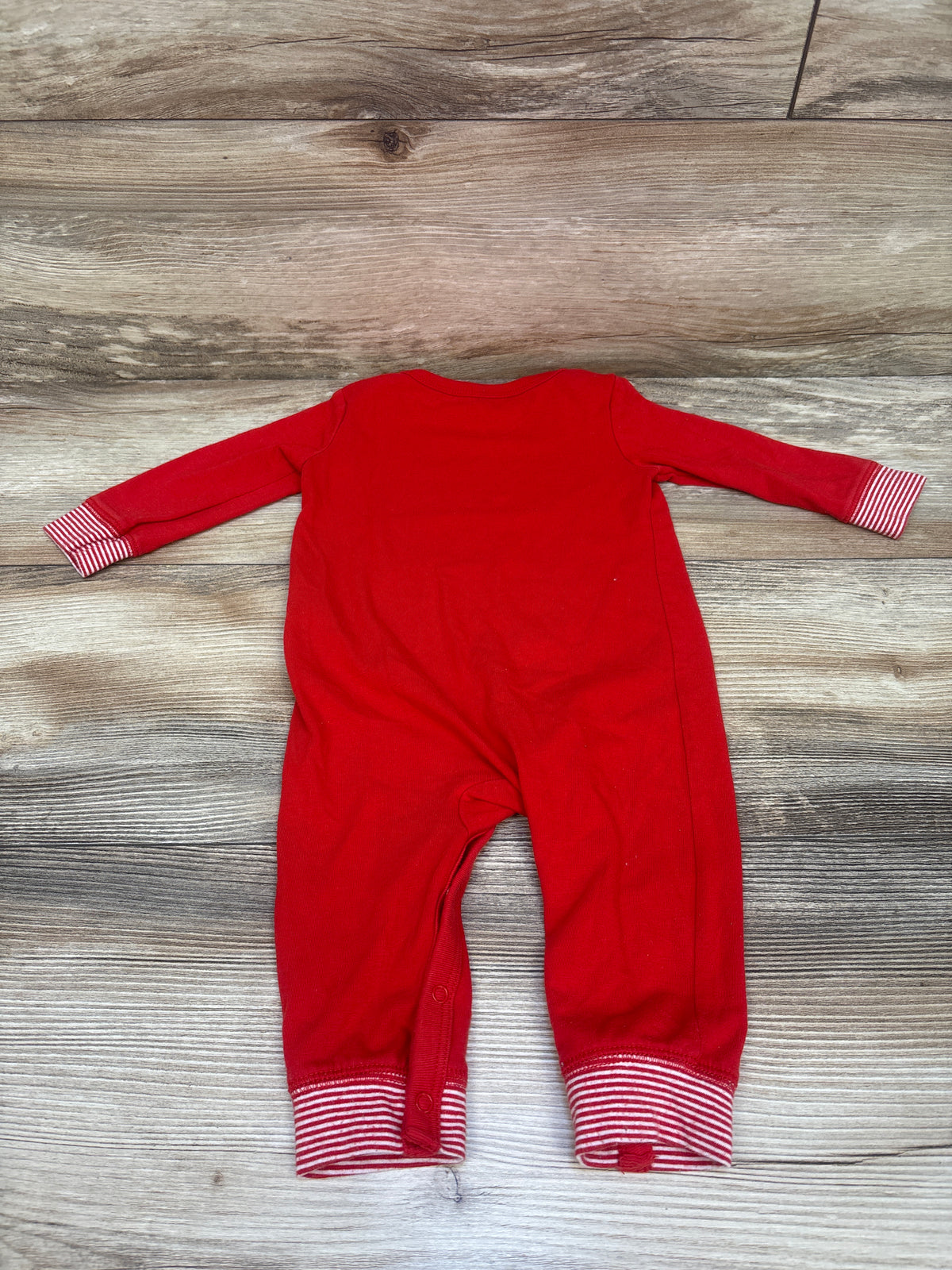Cat & Jack Heart Of Gold Coverall Red sz 3-6m