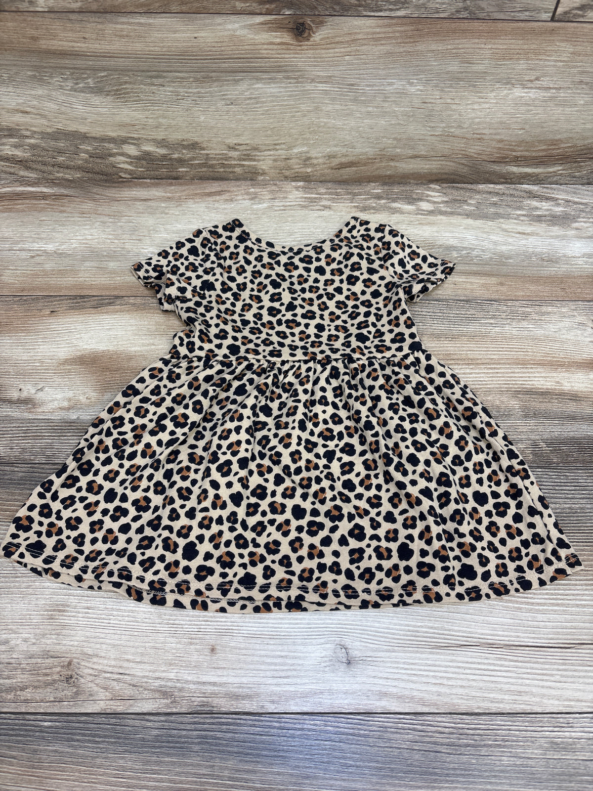 Cat & Jack Leopard Dress Beige sz 18m