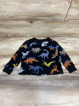 Old Navy Long Sleeve Dinosaur Shirt Black sz 2T