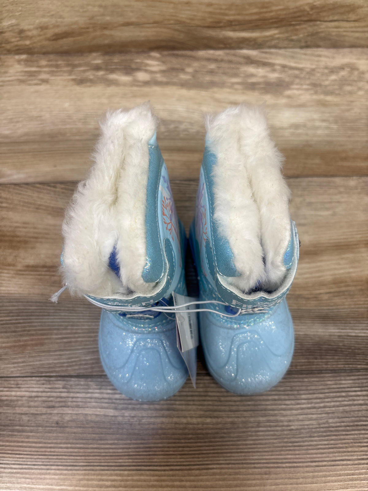 NEW Disney Frozen Light-Up Winter Snow Boots Blue sz 6c