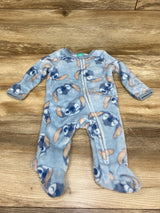 Disney Baby Stitch Plush Sleeper Blue sz 3/6m