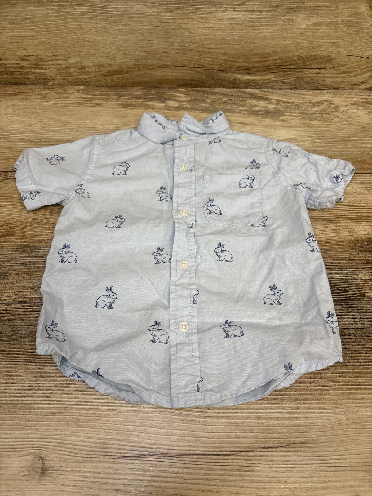 Children's Place Button-Up Shirt Blue sz 2T