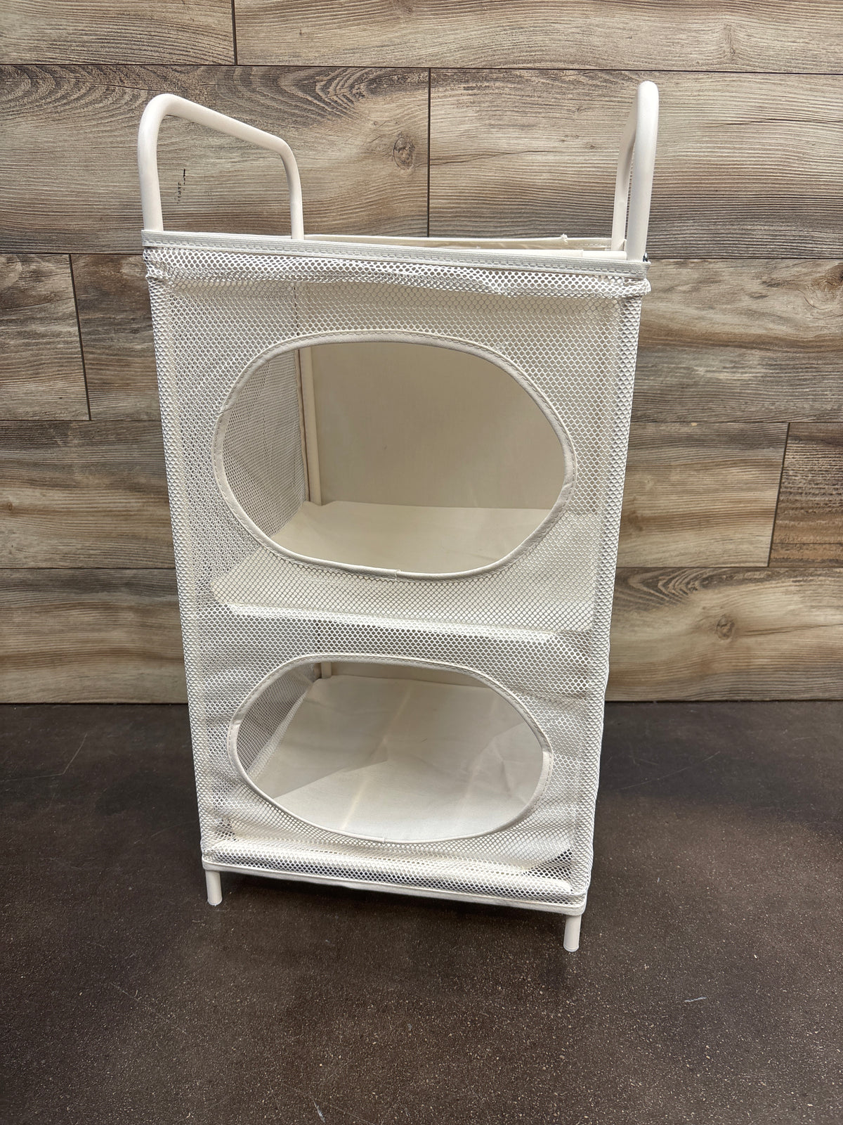 Brightroom 2 Tier Flexible Tower Storage Ivory