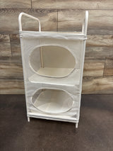 Brightroom 2 Tier Flexible Tower Storage Ivory