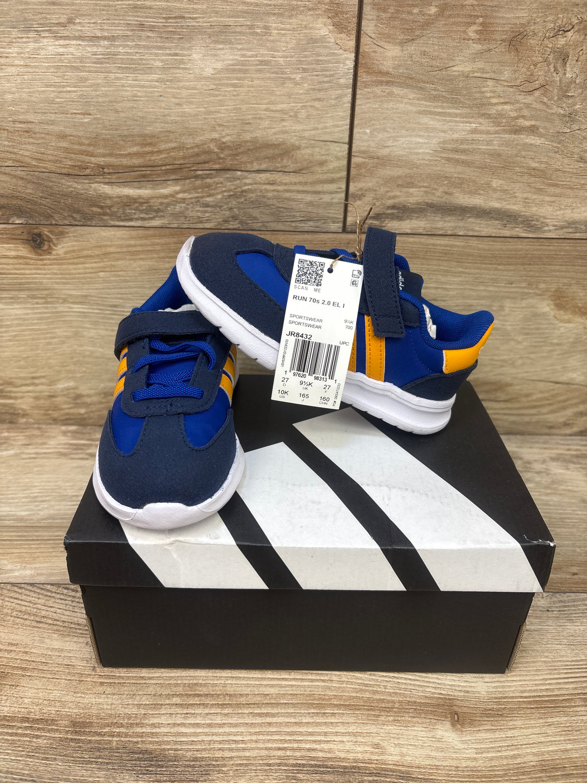 NEW Adidas Run 70s 2.0 Sneakers in Collegiate Royal Navy sz 10c