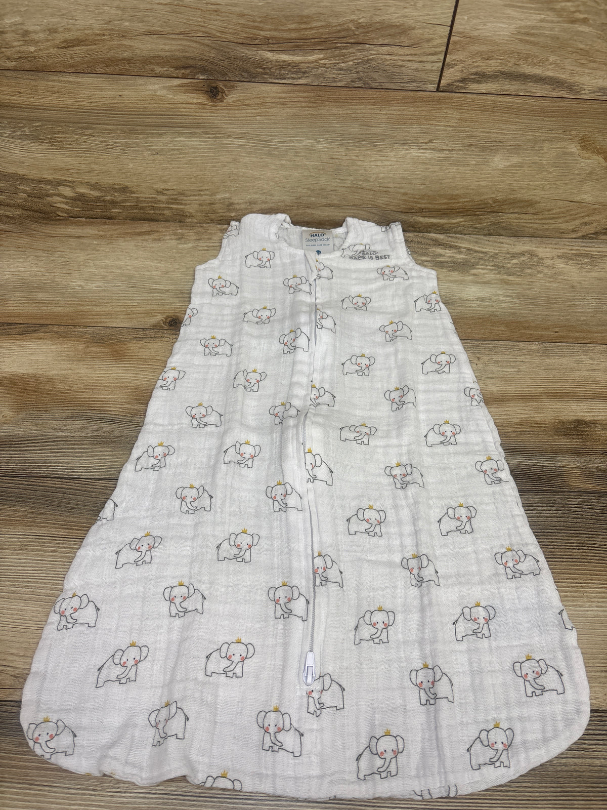 Halo Gauze SleepSack Swaddle White sz 0-6m