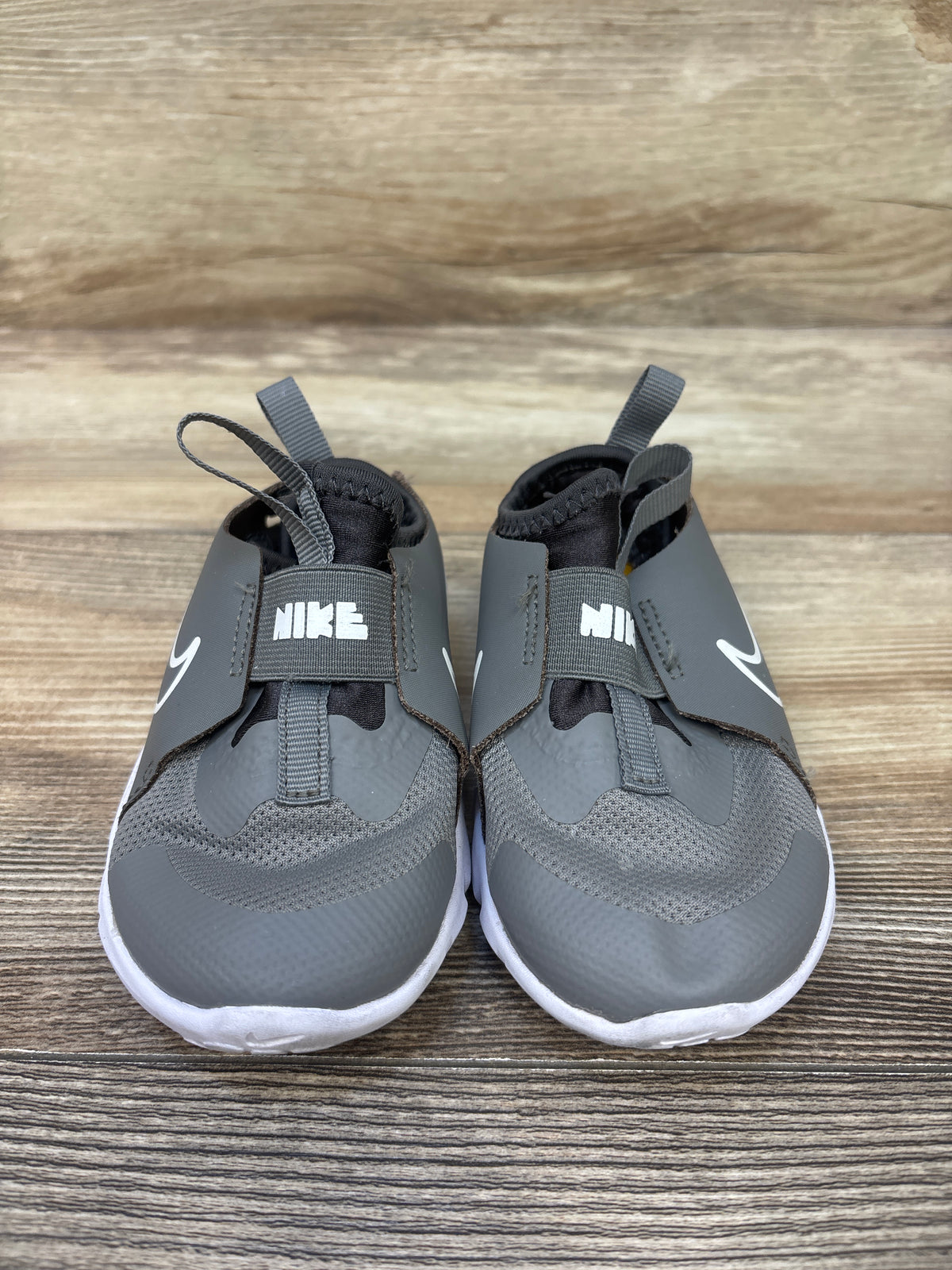 Nike Flex Runner 2 TD 'Flat Pewter' Sneakers sz 8c