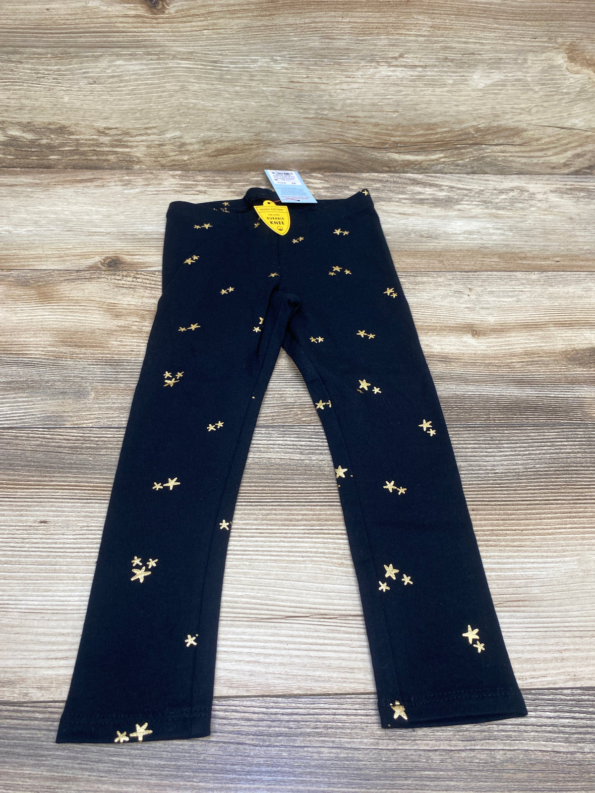 NEW Cat & Jack Star Leggings Black sz 3T