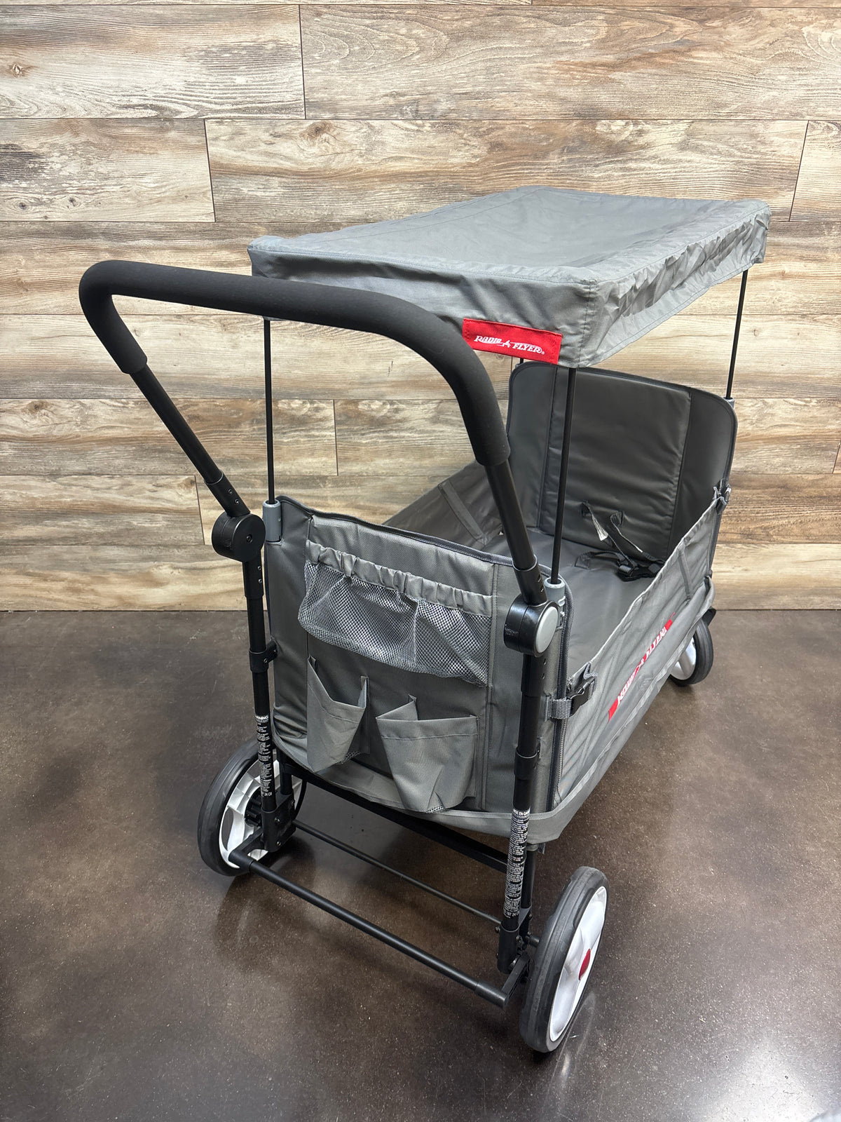 Radio Flyer Compass Stroll 'N Wagon, Grey