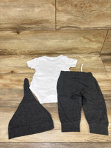 NWOT Aoswep 3pc Daddy & Me Best Buddies For Life Set White sz 3-6m