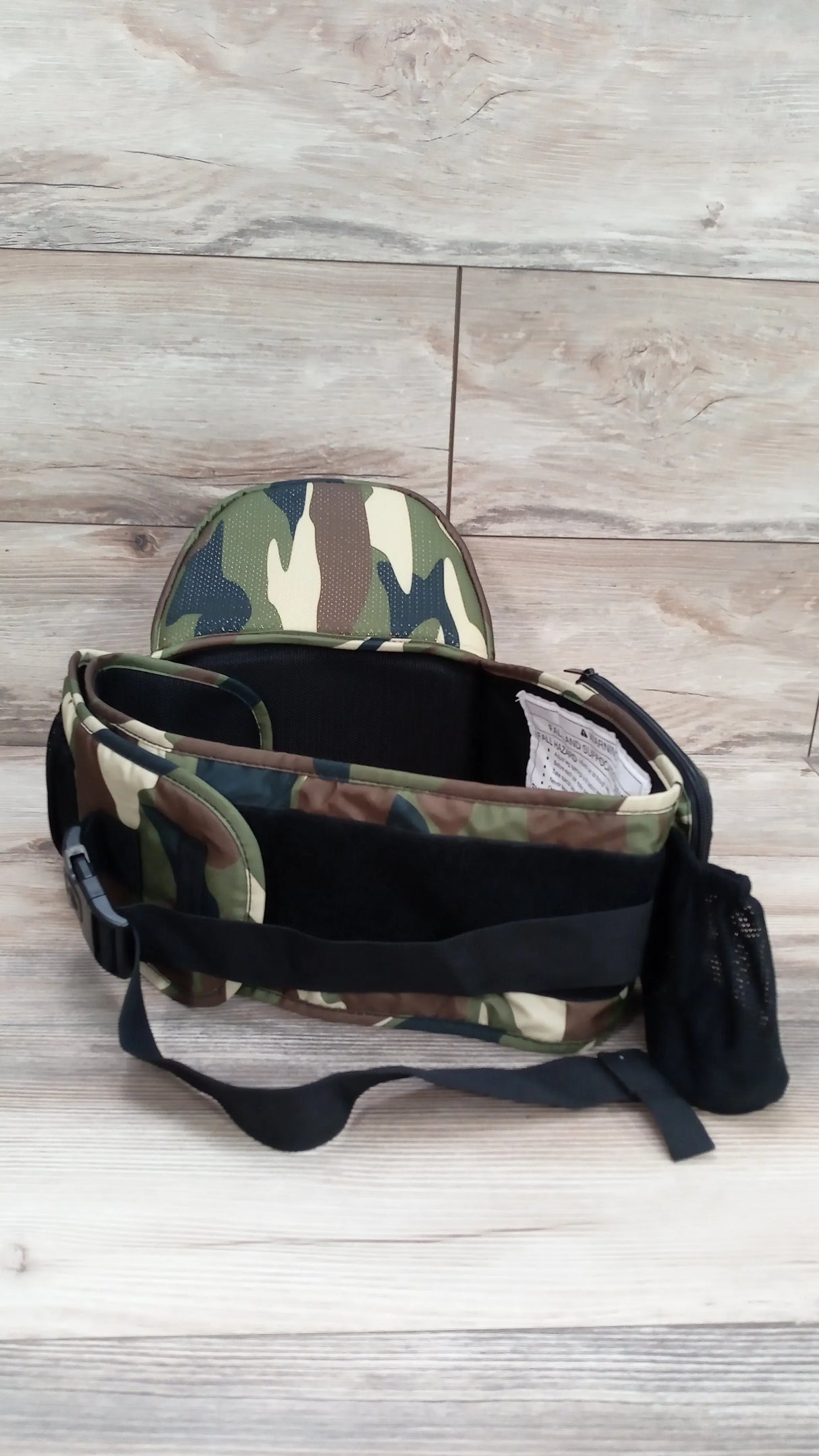 Babymust HipSeat Carrier Camo Print