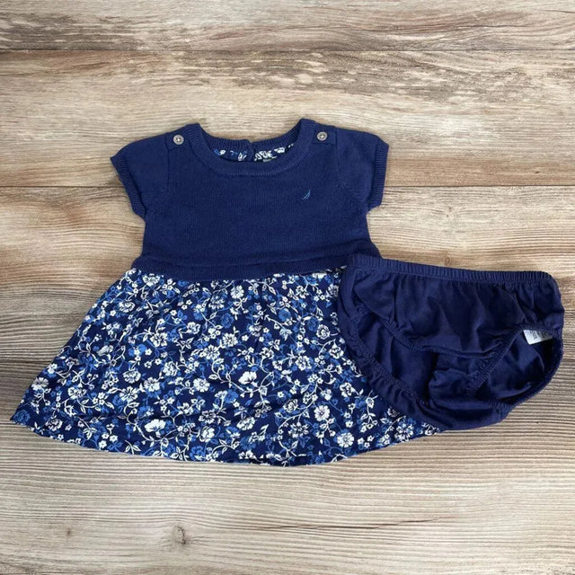 Nautica 2Pc Sweater Dress & Bloomers Set sz 3/6m - Me 'n Mommy To Be