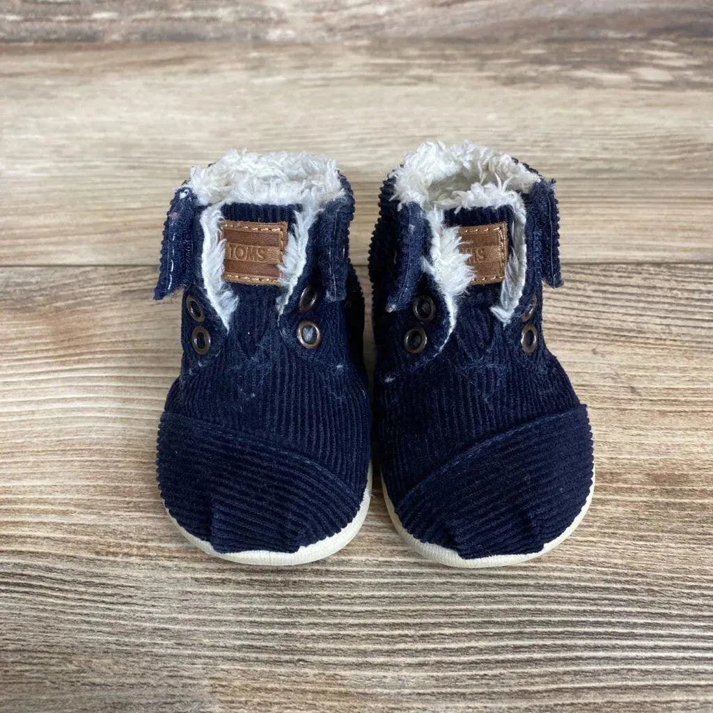 Toms Tiny Botas Sneakers sz 2c - Me 'n Mommy To Be