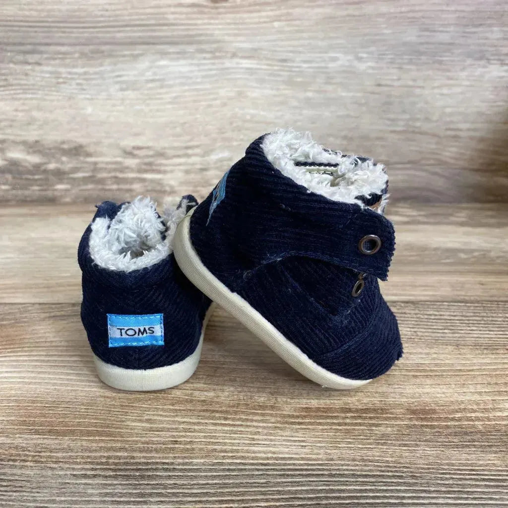 Toms Tiny Botas Sneakers sz 2c – Me n Mommy To Be