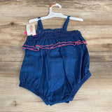 NEW Cat & Jack Denim Ruffle Sunsuit sz 6-9m - Me 'n Mommy To Be