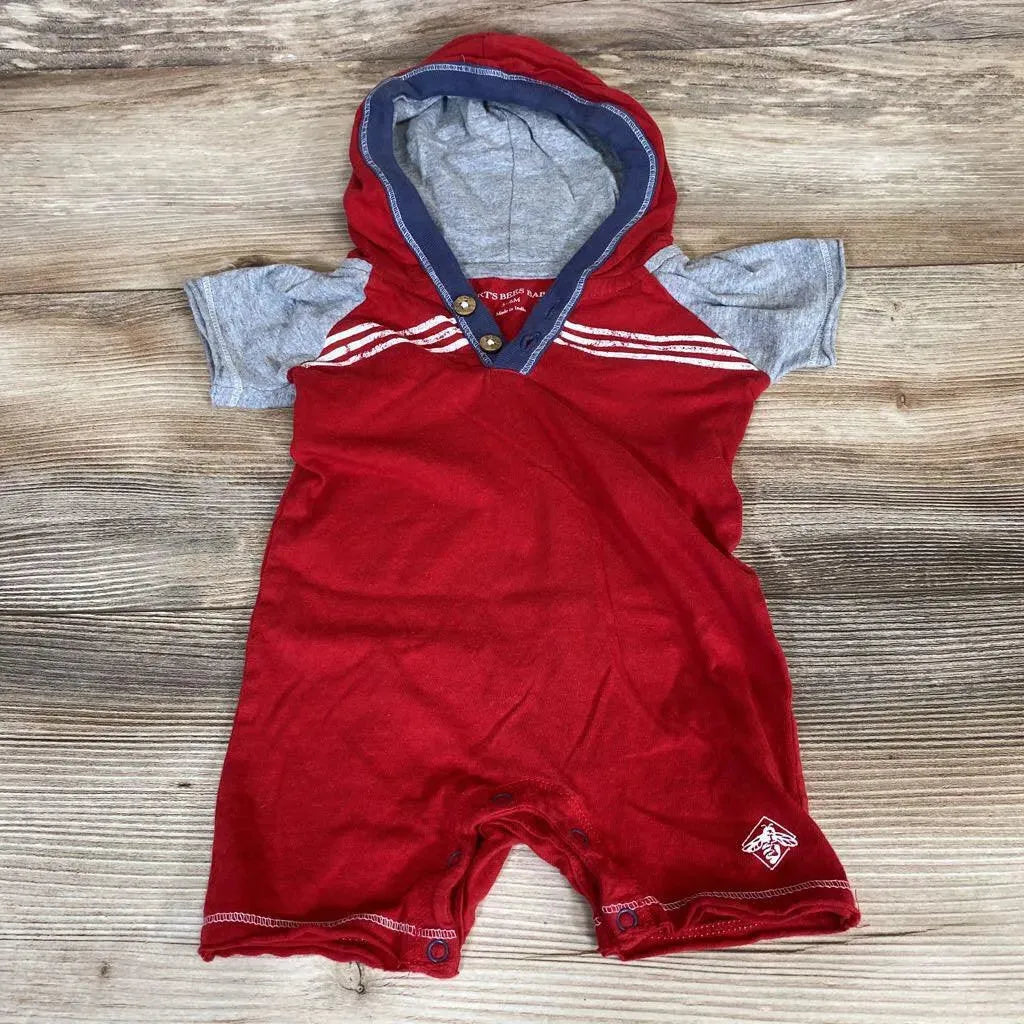 Burt's Bees Organic Hooded Shortie Romper sz 3-6m - Me 'n Mommy To Be