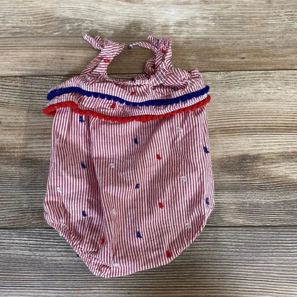Cat & Jack Striped Cami Shortie Romper sz NB - Me 'n Mommy To Be