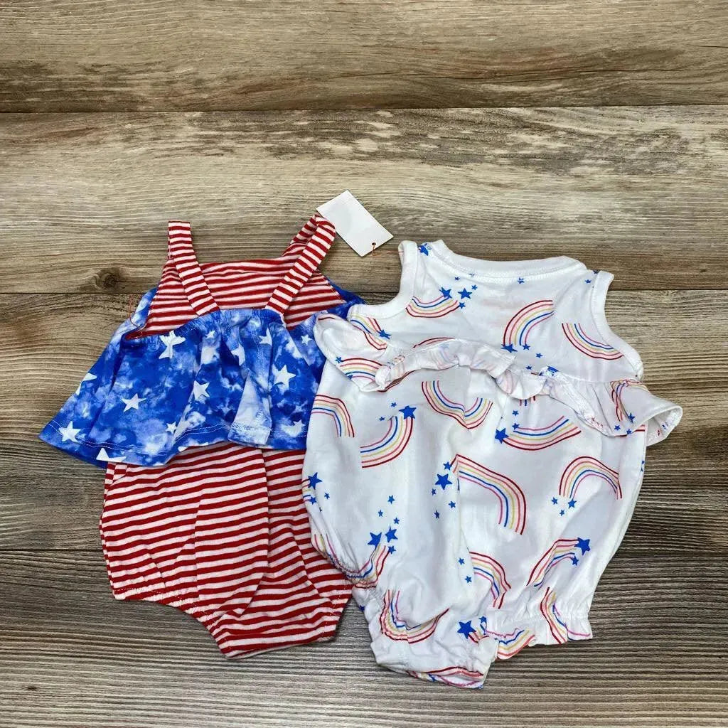 NEW Cat & Jack Baby Rainbow Romper sz NB - Me 'n Mommy To Be