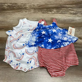 NEW Cat & Jack Baby Rainbow Romper sz 0-3m - Me 'n Mommy To Be