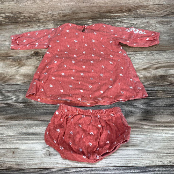 Daisy Fuentes 2Pc Ruffle Floral Dress & Bloomers sz 6/9m - Me 'n Mommy To Be