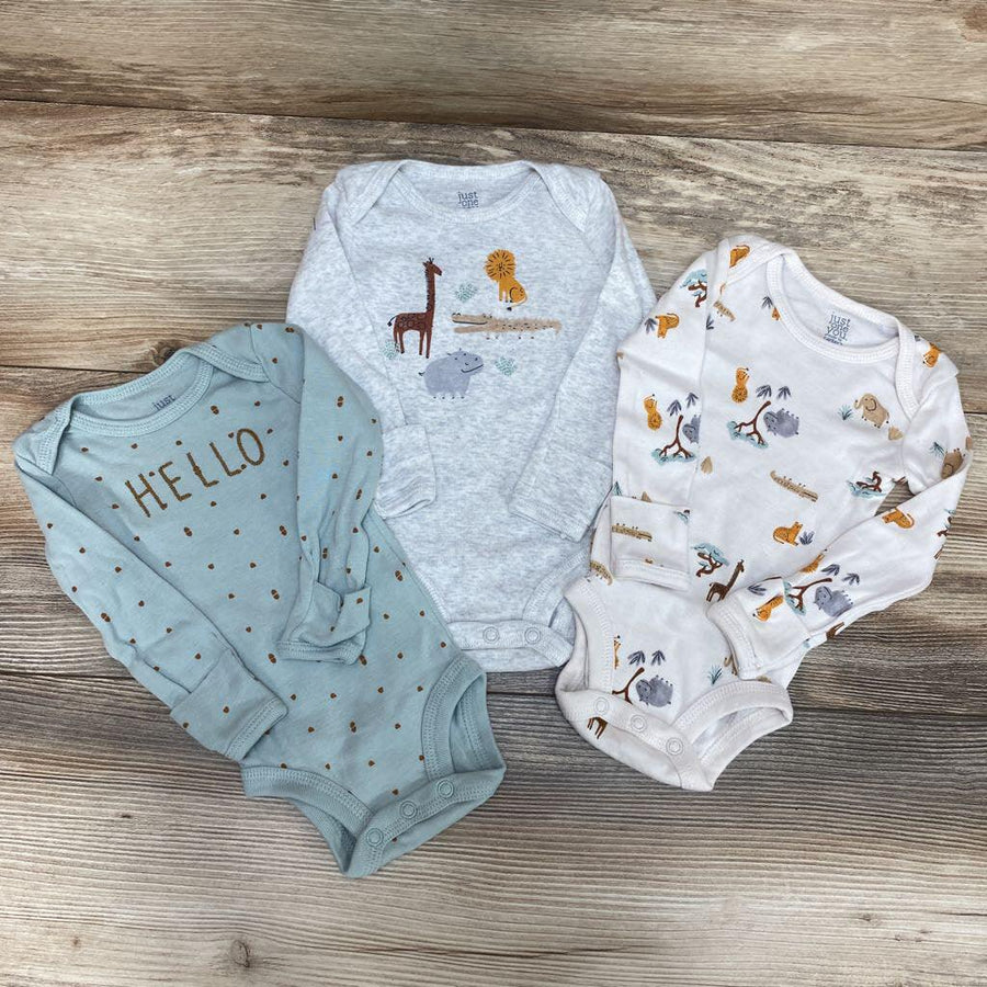 Just One You 3pk Bodysuits sz NB - Me 'n Mommy To Be