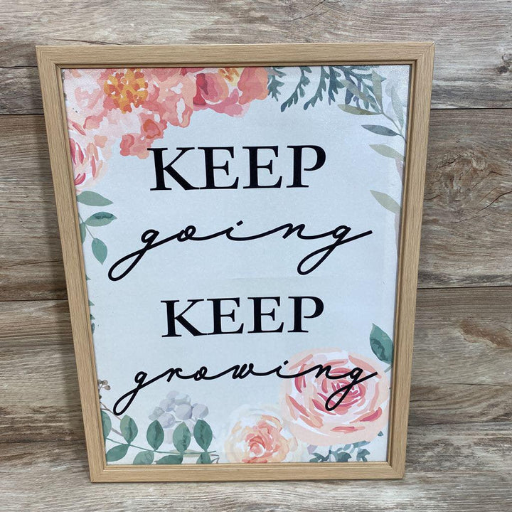 Keep Going Keep Growing Canvas Wall Art - Me 'n Mommy To Be