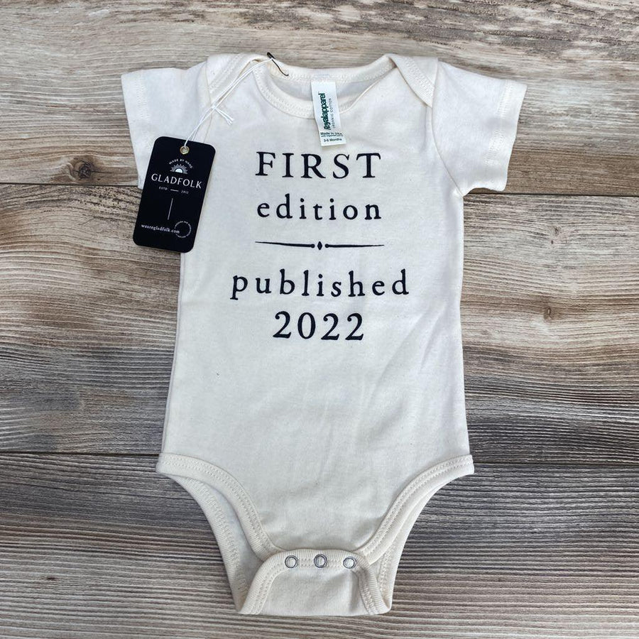 NEW First Edition Published 2022 Organic Bodysuit sz 3-6m - Me 'n Mommy To Be