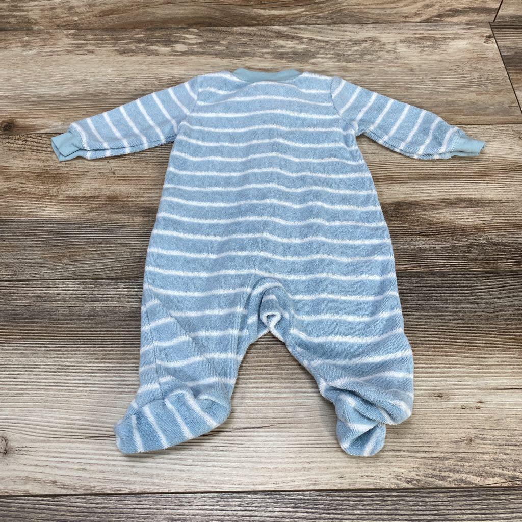 Carter's Terry Cloth Striped Sleeper sz NB - Me 'n Mommy To Be
