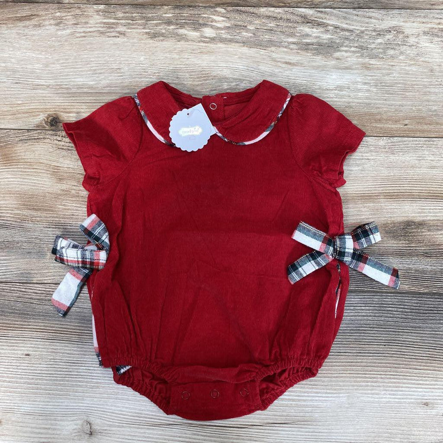 NEW Mudpie Corduroy Bubble Romper sz 9-12m - Me 'n Mommy To Be